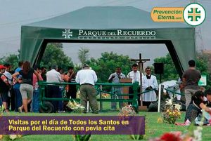 Visitas por el día de Todos los Santos en Parque del Recuerdo